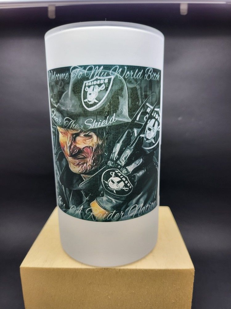 Freddy Raiders Nation Custom Frosted Mug