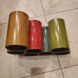 New Pier One 7 Bottle Metal Wine Rack...