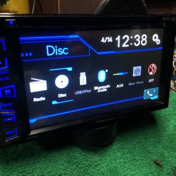 Pioneer Bluetooth USB Auxiliary Dvd Double Touch Screen Car Stereo Head Unit 