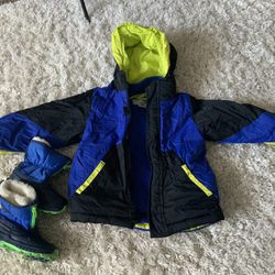 New Jacket And Boot Snow Rain 