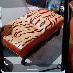 Zebra Ottoman 