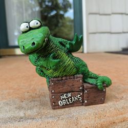 New Orleans Crocodile Decoration Heavy