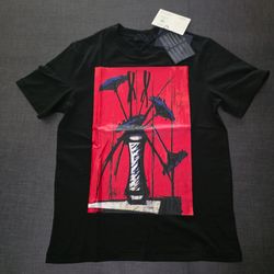 Prada Bernard Buffet Graphic-Print Cotton-Jersey T-Shirt large