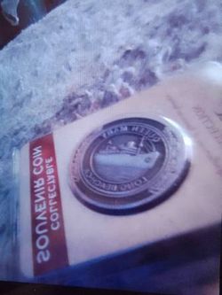 Collectable Queen Mary Souvenir Coin