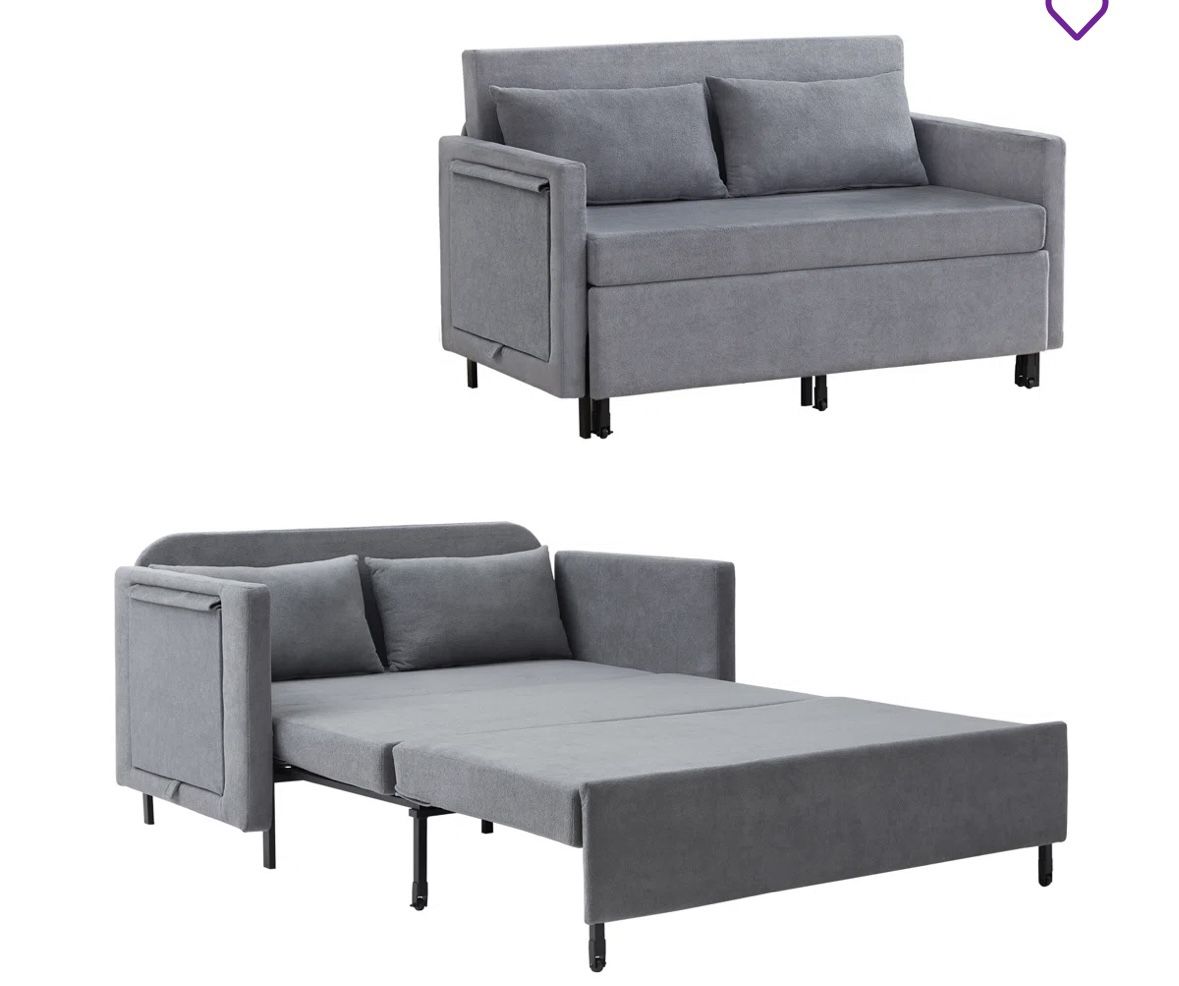 Brand New In Box Unopened - 51.18'' Upholstered Reclining Sleeper Sofa