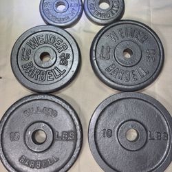 45 Lbs Of Weight Plates 