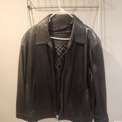 Leather Jacket Men's Like New