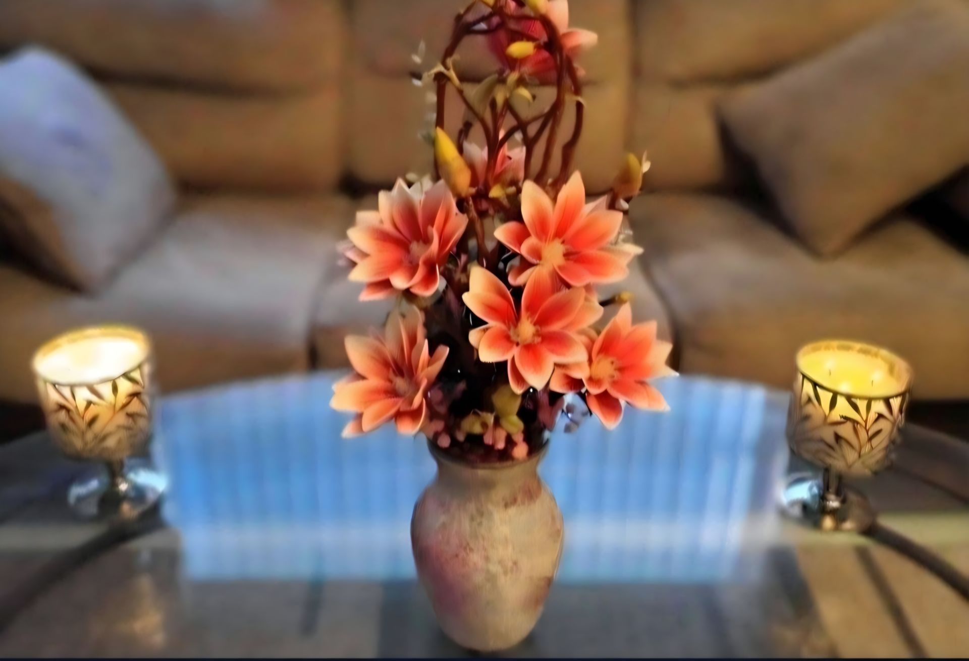 Vase from The Mosaic Magnolia Collection : Mystical Spring Lotus @ Lasting Creations