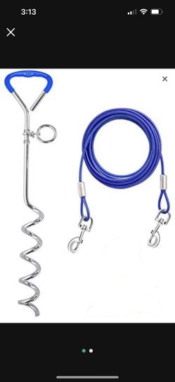 Dog Tie Out Cable and Stake pickup in Murrieta