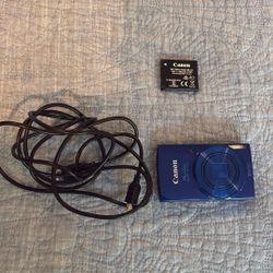 Canon PowerShot ELPH 190 IS Digital Camera 20MP 10x Wi-Fi Blue