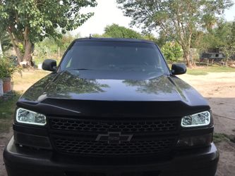 Top headlights with led