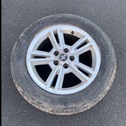 1 Only - 215/65r17 5x4.5 5x114.3 Stock Ford Mustang G35 G37 Altima Accord Civic Camry Wheel Rim Good Treads Tire