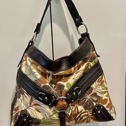 Canvas Tote Bag, Shopping Work Daily with Clasp, Zipper Pocket Inside.