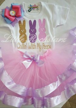 Peeps Easter tutu set