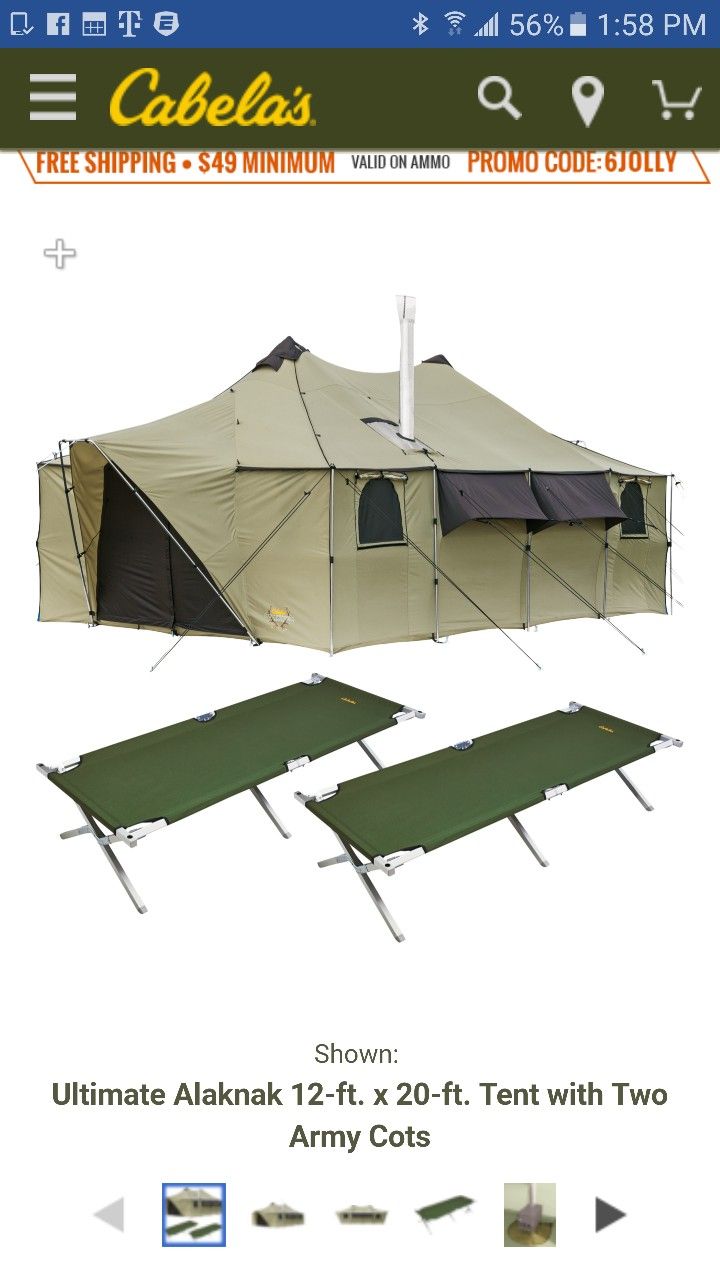 Alaknak tent outlet 12x20