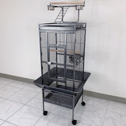 (NEW) $130 Large 61” Parrot Bird Cages with Rolling Stand for Cockatiels Parrot Parakeet Lovebird Finch 