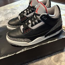 2018 Air Jordan Retro 3 ‘black Cement’