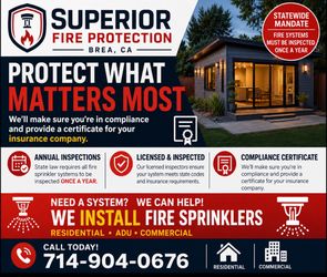Fire sprinklers