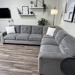 FREE DELIVERY Gray Sectional Couch