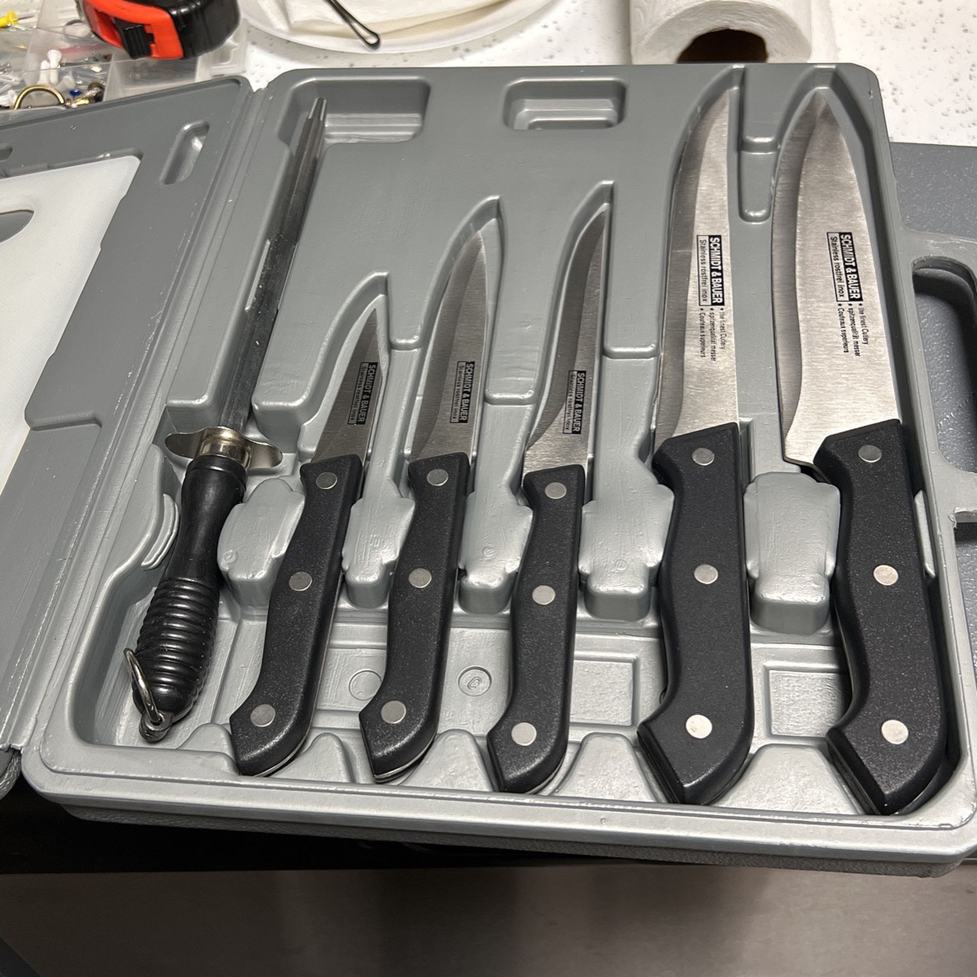 Schmidt Bros. Ultimate BBQ 6 Piece Knife Set BRAND NEW! for Sale in  Winchester, CA - OfferUp