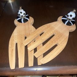 Wood Salad Forks