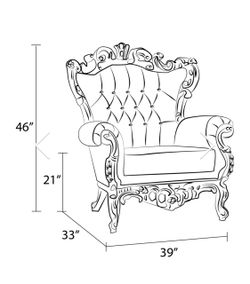 Baroque inspired Outdoor Chair