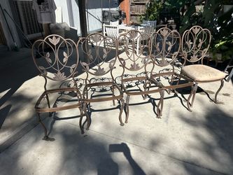 Rustic metal tubing outdoor chairs project (6)