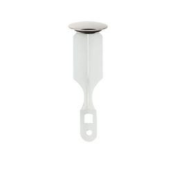 PF WaterWorks PF0240 2 Hole Pop-Up Stopper, Chrome 1-3/8 in. Cap Dia., 