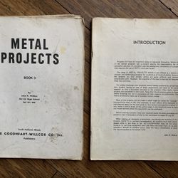 Metal projects metal working two magazines with schematics lot of