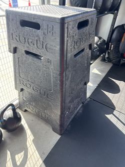 Rogue fitness Resin Plyo Box if it’s listed it’s available