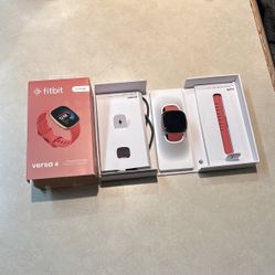 Fitbit Versa 4 Fitness & Activity Tracker Black/Gray/Pink/Red BRAND NEW