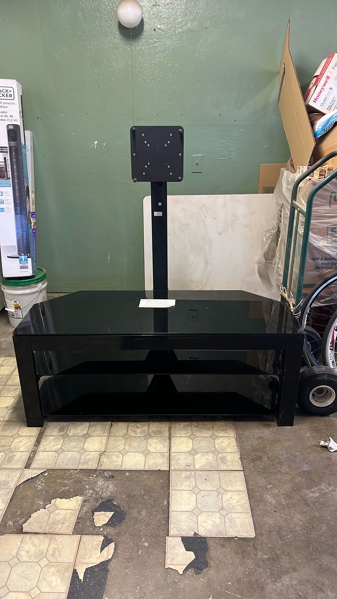 Glass TV Stand