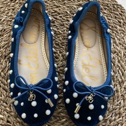 Sam Edelman Little Girl Shoes Size 13 Royal Blue New Without Tags