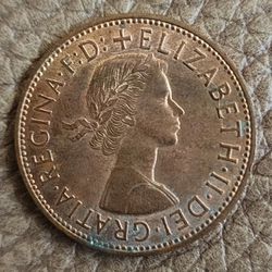 Vintage Great Britian One Penny Lot 