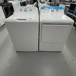 GE SET WASHER 4.0 Cu Ft And Dryer Gas 6.2 Cu Ft