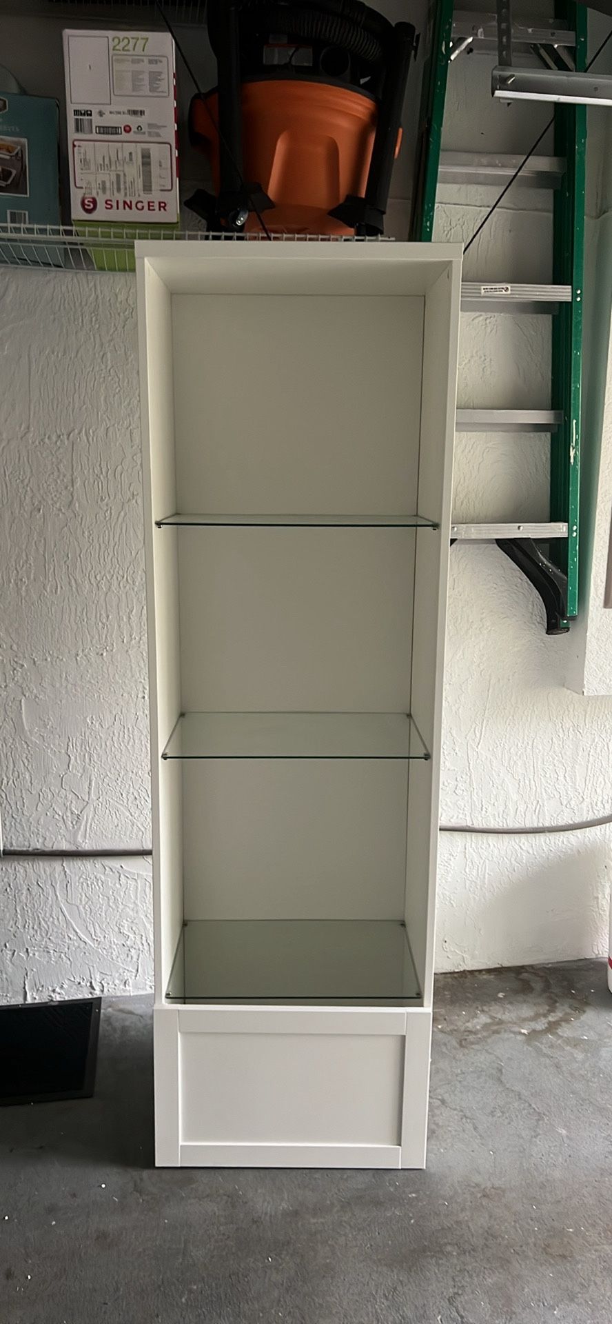 Free - White Standing Bookcase 
