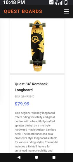 Quest 34" Rorshack Longboard