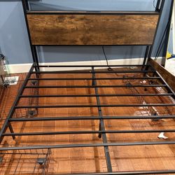 Queen Bed Frame Disassembled 