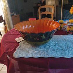Large Beautiful Bowl decorated 35.00
