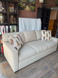 Sleeper sofa bed with mattress memory foam 4”