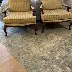 2 French provincial Chairs 