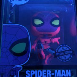 Spider-Man Black Light. (New Condition)