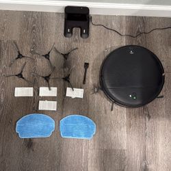 Robotic Vacuum and Mob Cleaner.