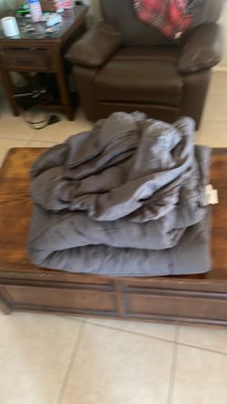 CozyLux Comforter Set - Queen - Drk Gray