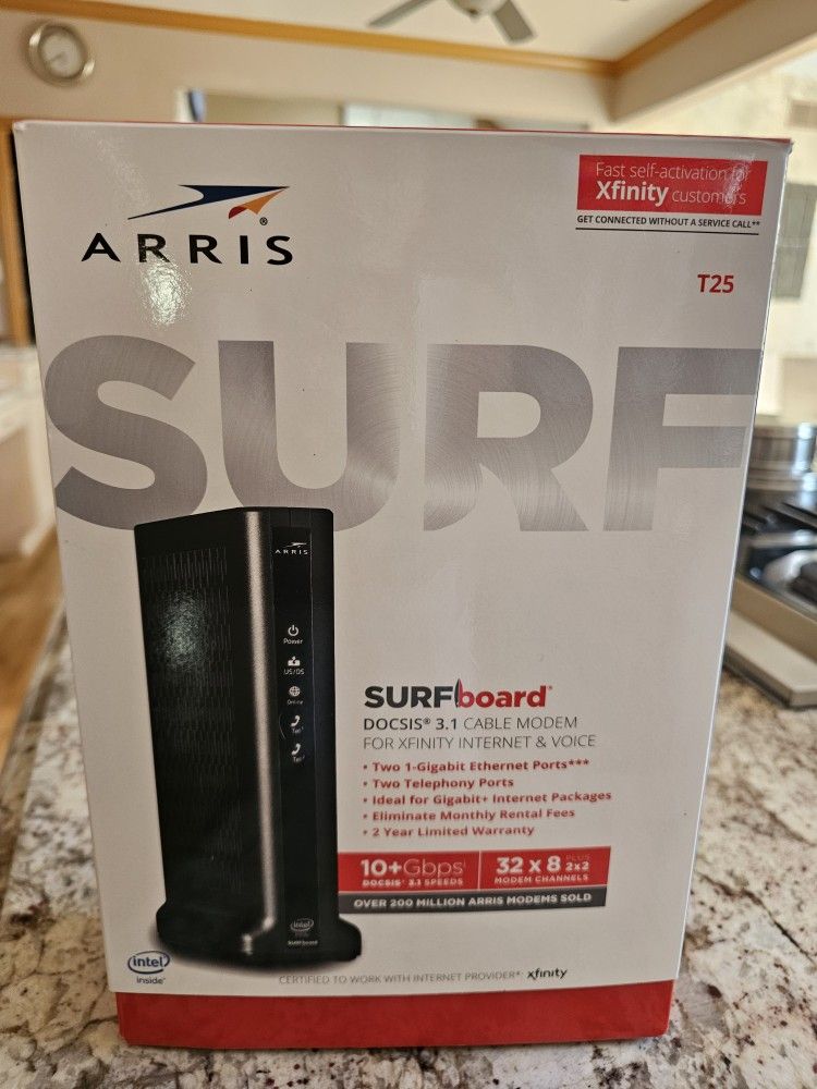 Arris SURFboard T25 DOCSIS 3.1 Modem – Ditch Rental Fees!