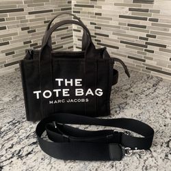 Marc Jacobs The Canvas Small Tote Crossbody Bag / Purse Black - Used 