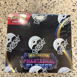 Pokemon TCG Mega Evolution Phantasmal Flames Booster Display Box
