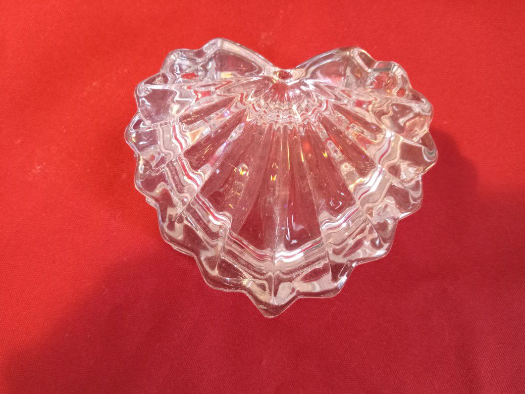 Crystal Heart-shaped Jewelry Box 