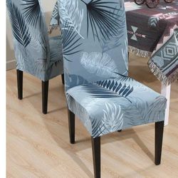 Palm Design Chair Covers