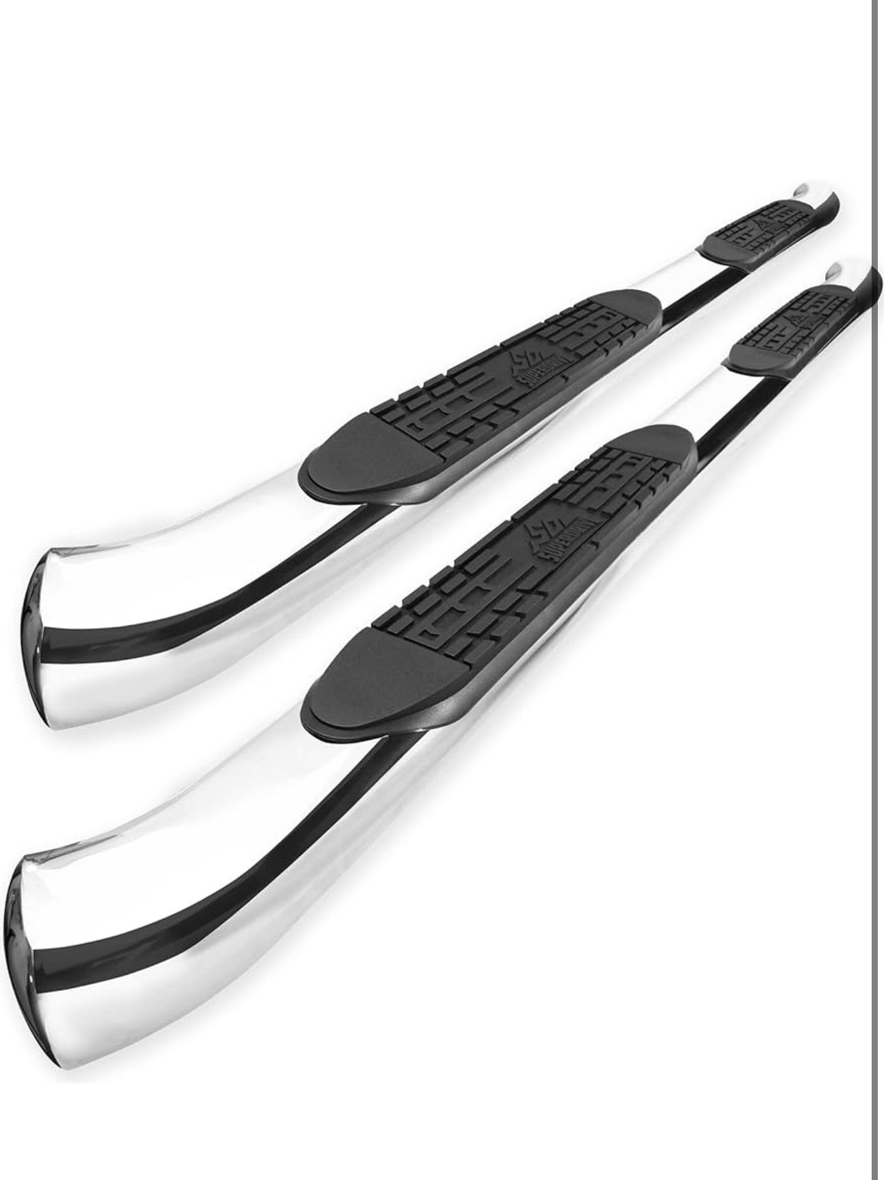 SUPERDRIVE 4'' Curved Oval Running Boards Compatible with 2009-2020 Dodge Ram 1(contact info removed) 3500 Quad Cab